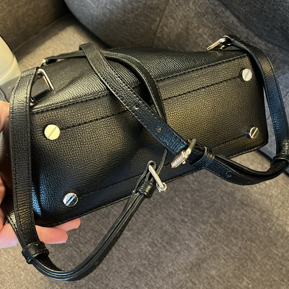 HENRI BENDEL ‘BOWERY’ BLACK LEATHER BACKPACK - Picture 10 of 16